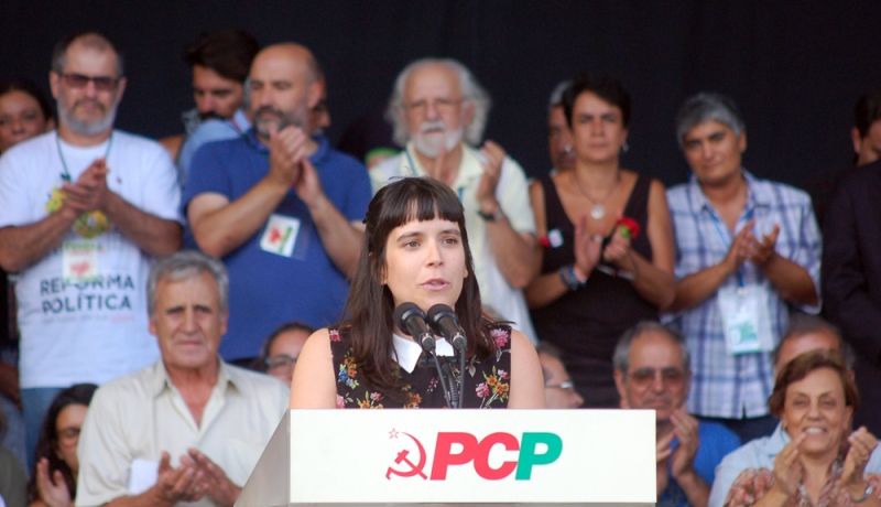 Intervenção de Helena Casqueiro, membro da Comissão Política da Direcção Nacional da JCP