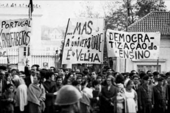 A luta da juventude nos últimos anos do fascismo