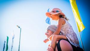 Ginástica de final de dia para famílias