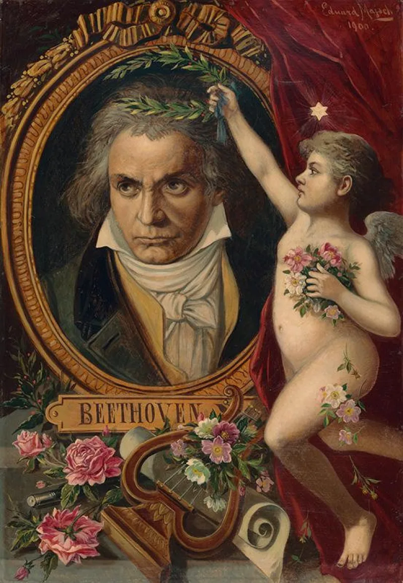 Eduard Majsch — Beethovens Apotheose, 1900